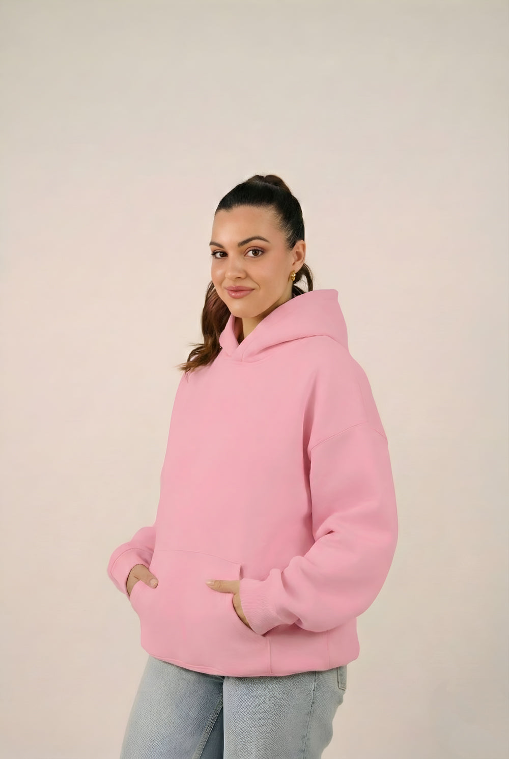 MULU Classic Oversized Hoodie - Pink