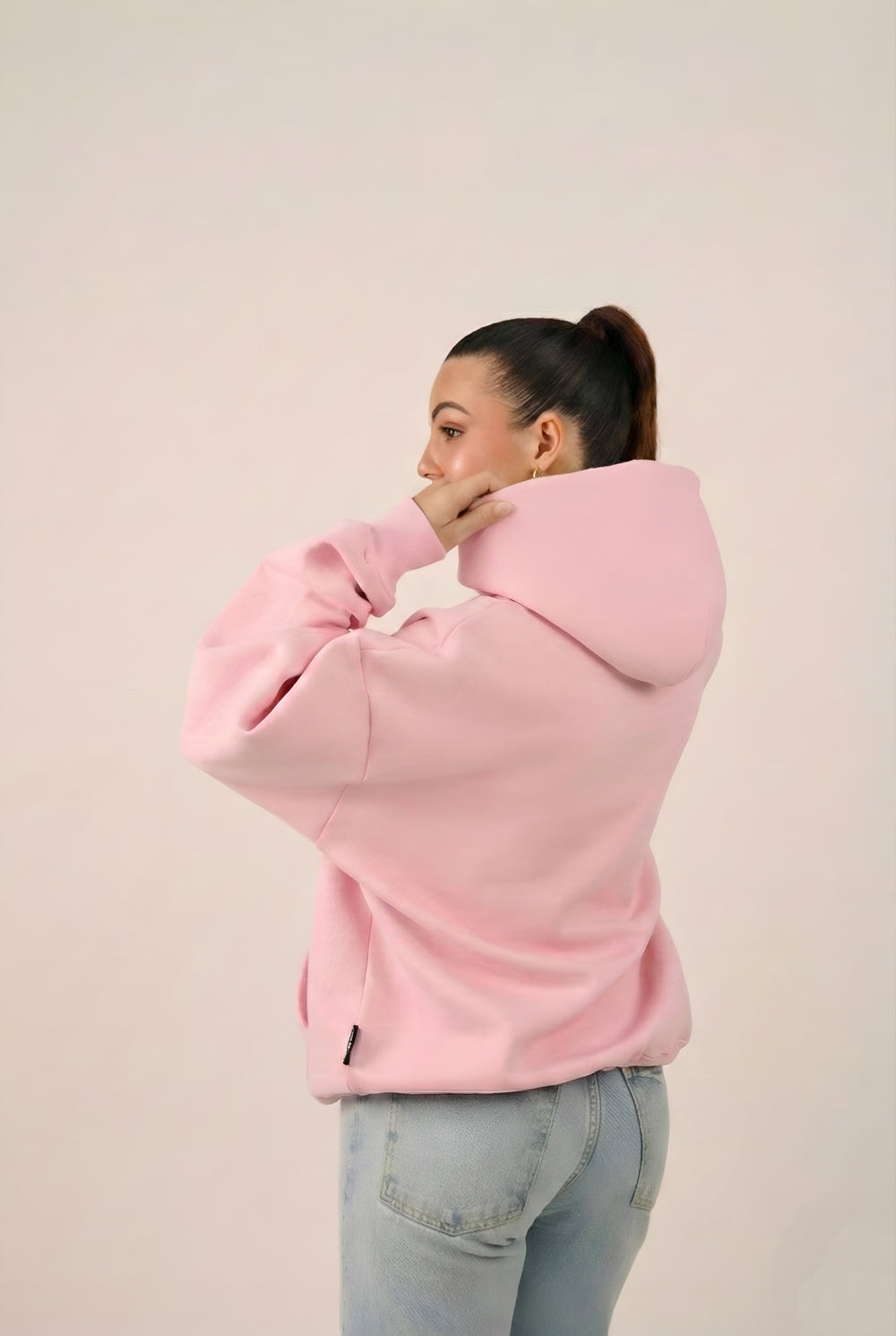 MULU Classic Oversized Hoodie - Pink