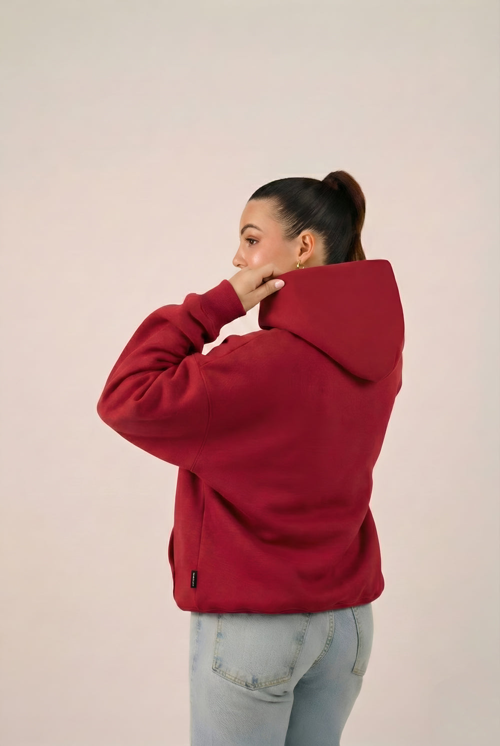MULU Classic Oversized Hoodie - Red