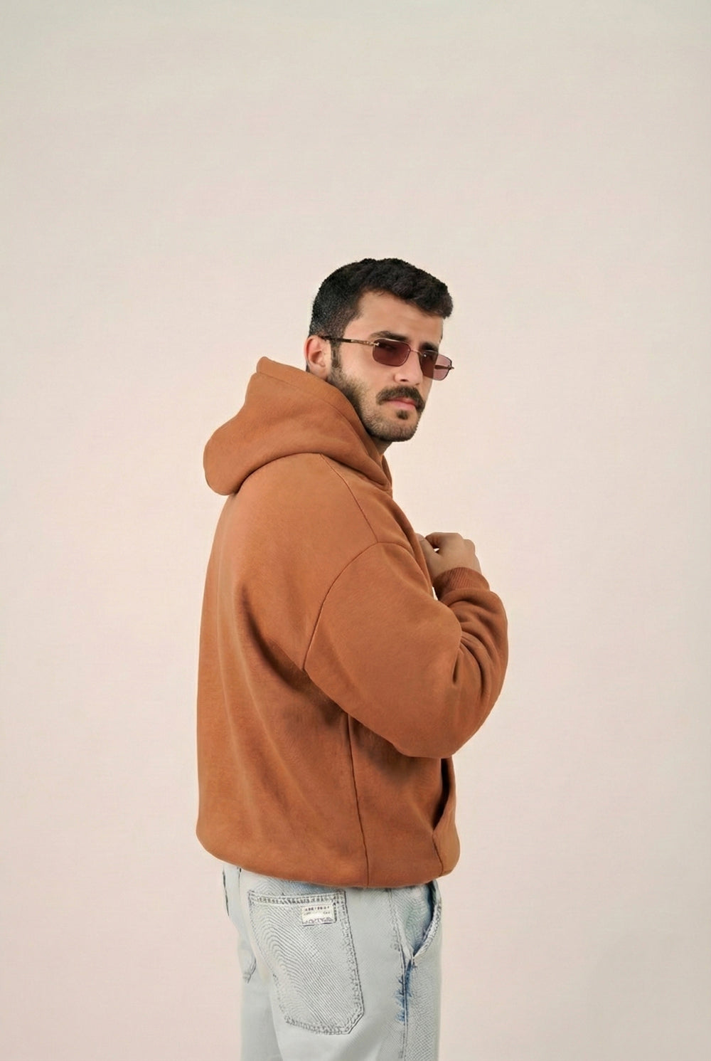 MULU Classic Oversized Hoodie - Rust Orange