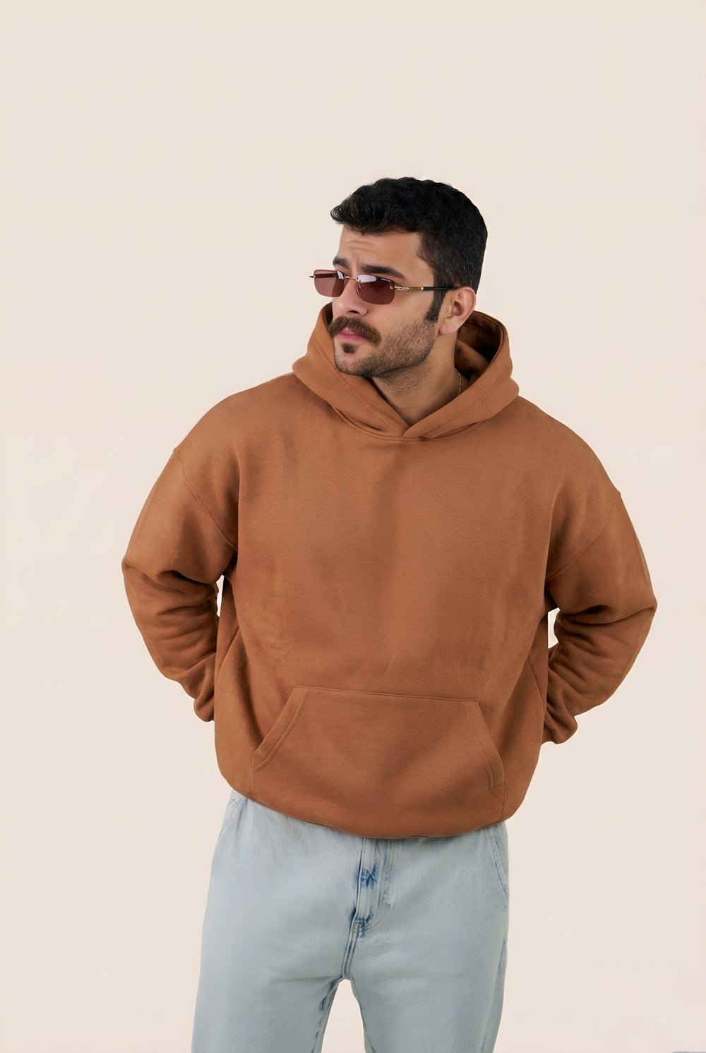 MULU Classic Oversized Hoodie - Rust Orange