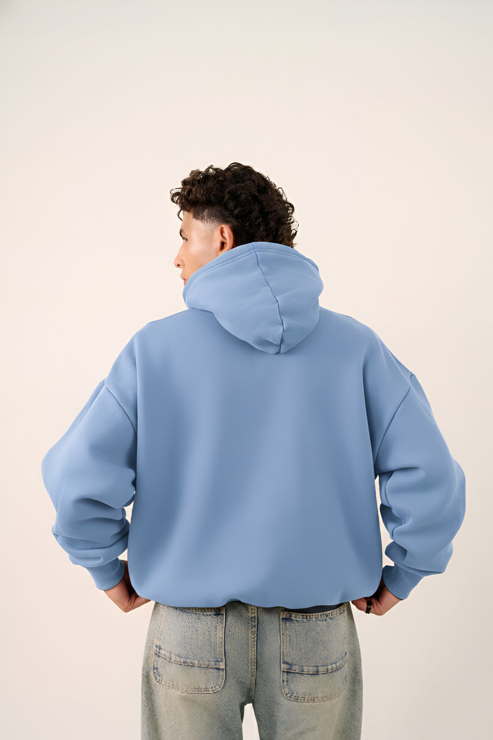 MULU Kids Classic Oversized Hoodie - Baby Blue