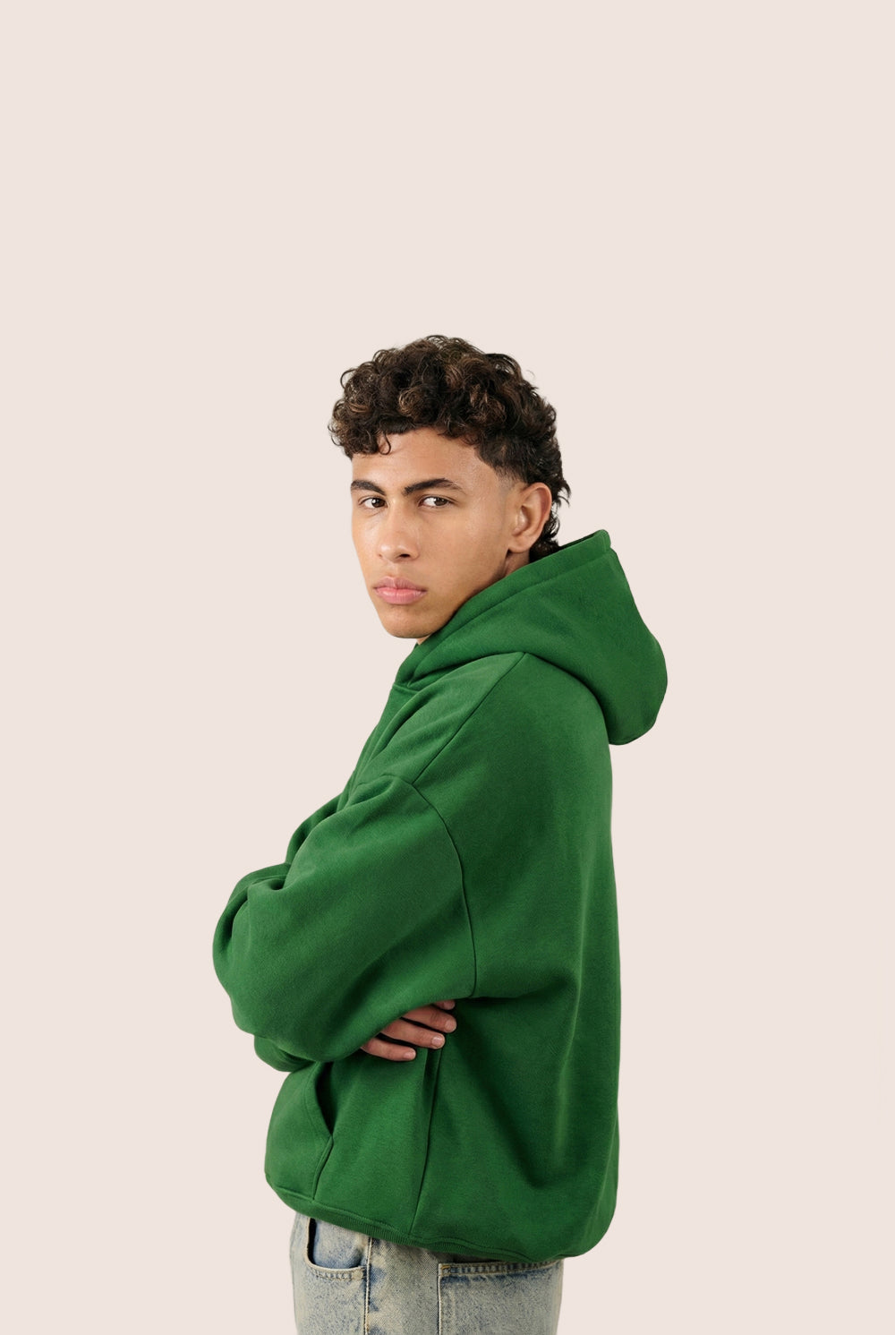 MULU Kids Classic Oversized Hoodie - Green