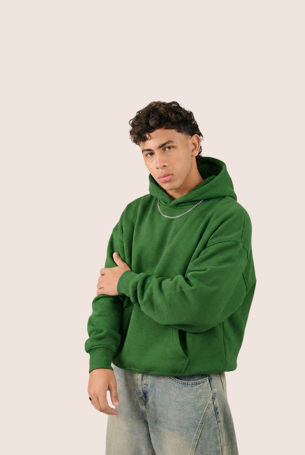 MULU Kids Classic Oversized Hoodie - Green