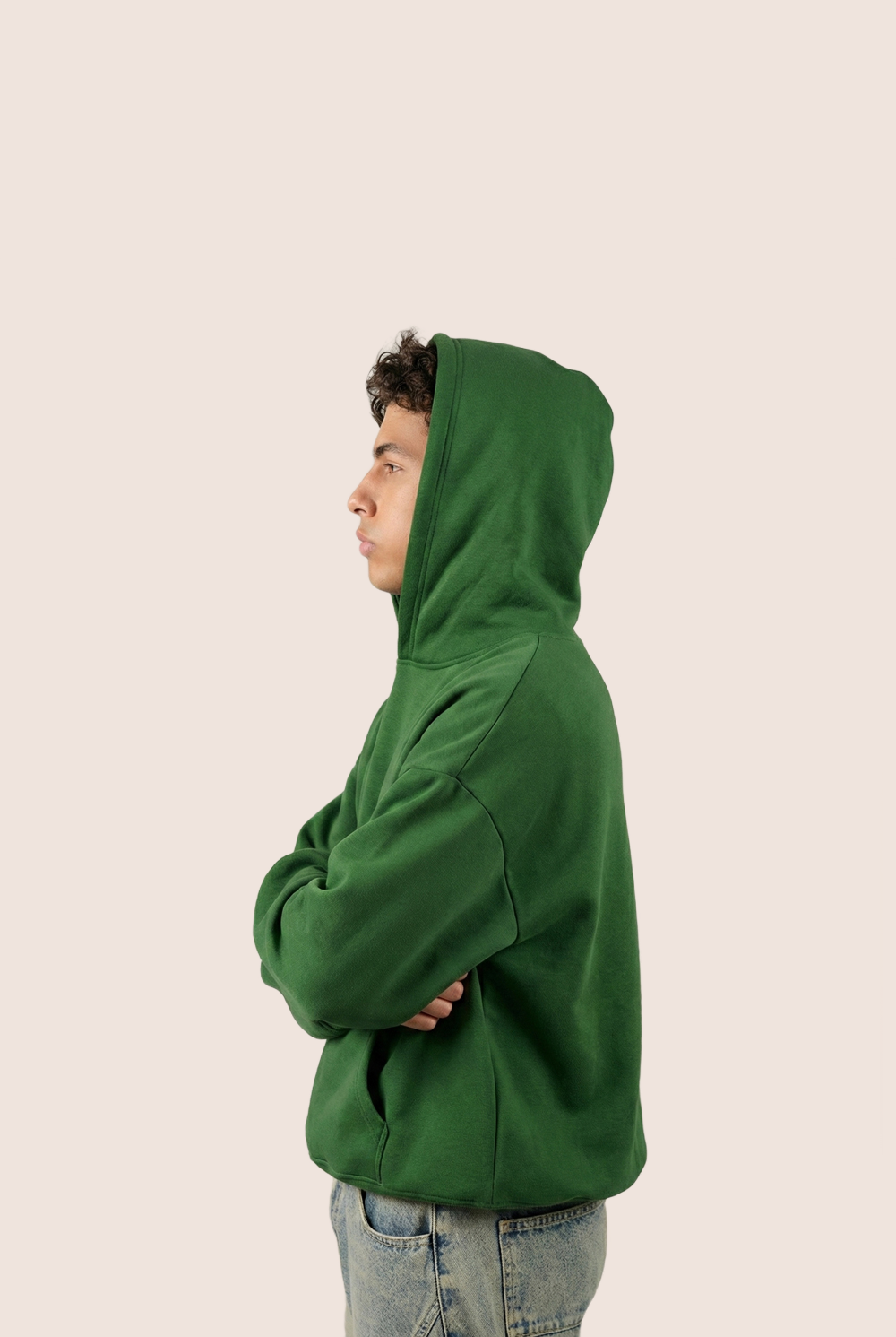 MULU Kids Classic Oversized Hoodie - Green