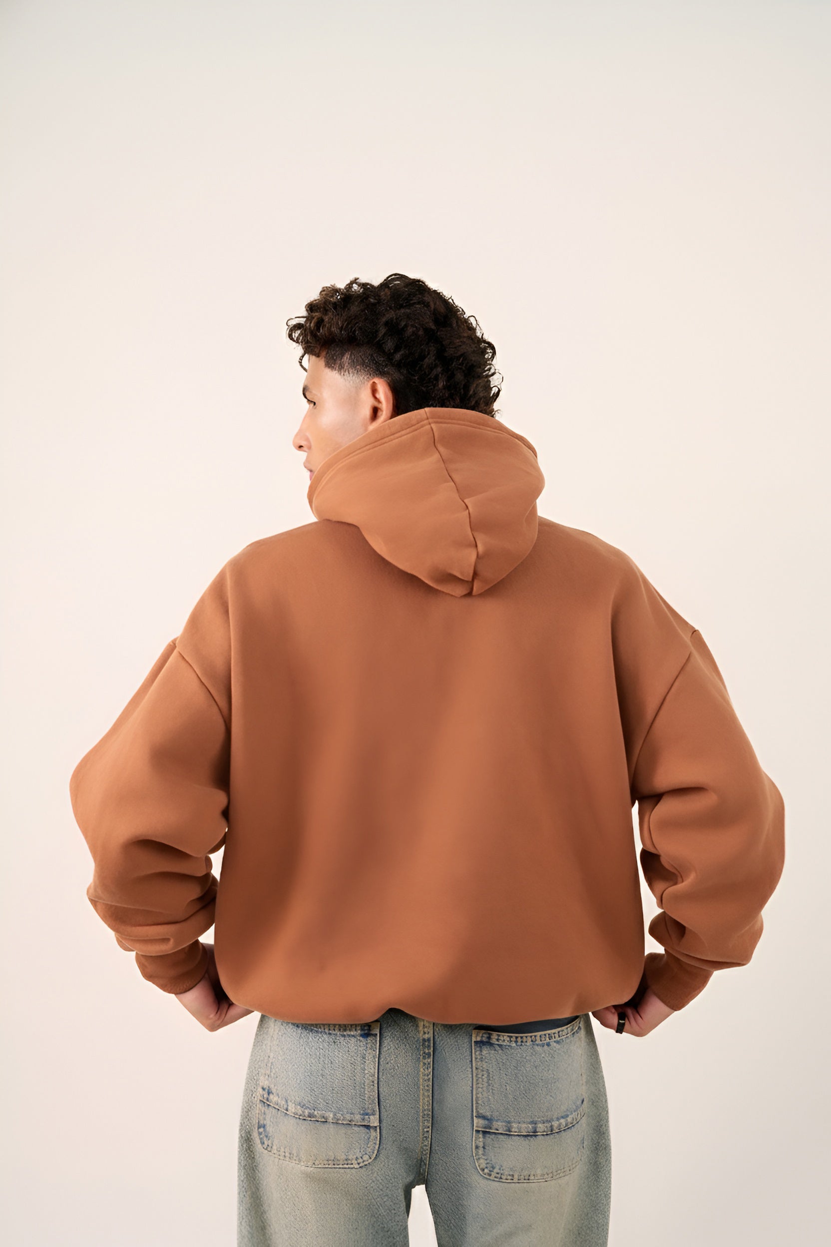 MULU Kids Classic Oversized Hoodie - Brown