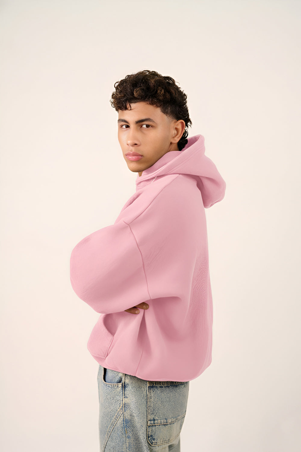 MULU Kids Classic Oversized Hoodie - Pink
