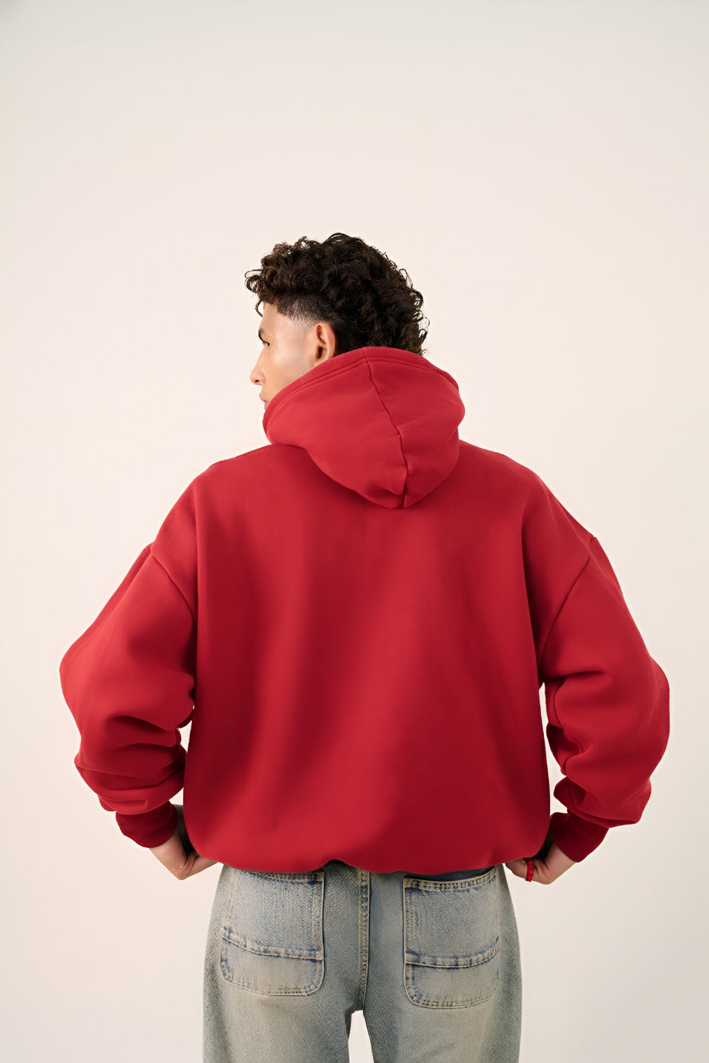 MULU Kids Classic Oversized Hoodie - Red