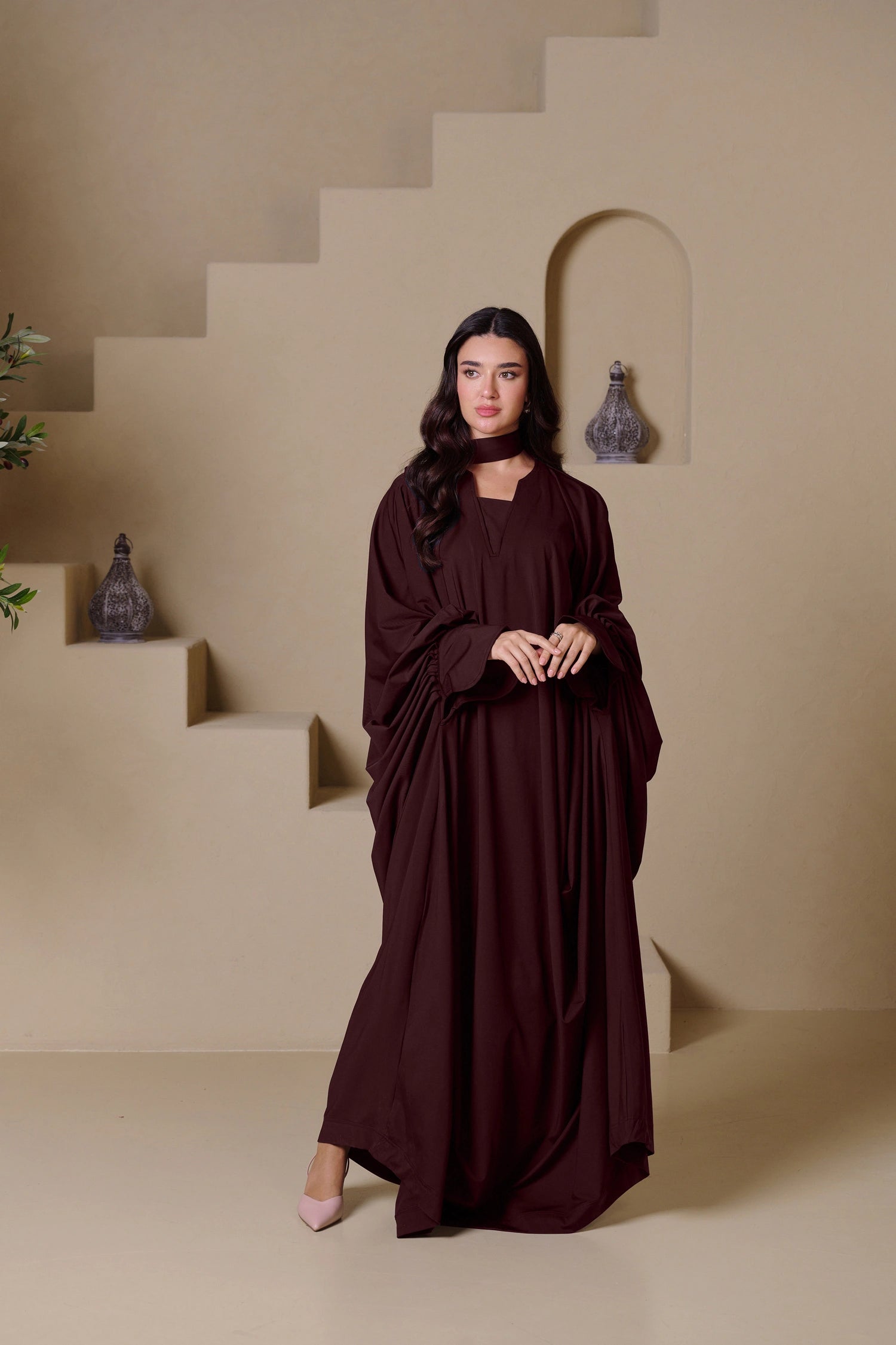 AMARA Kaftan - Brown