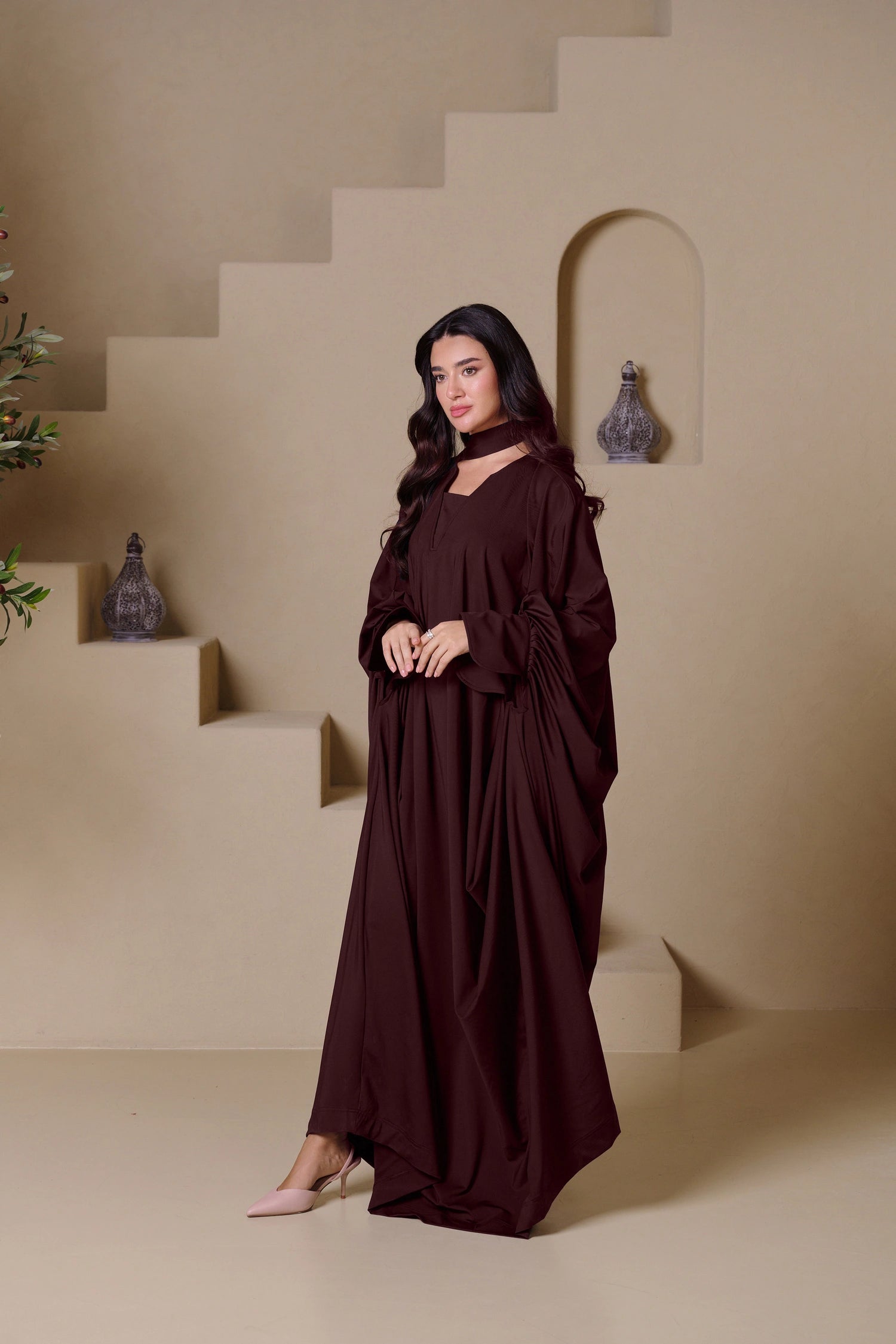 AMARA Kaftan - Brown