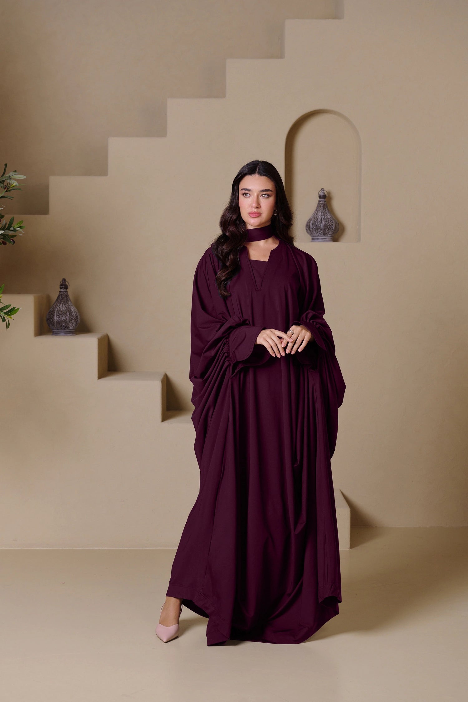 AMARA Kaftan - Maroon