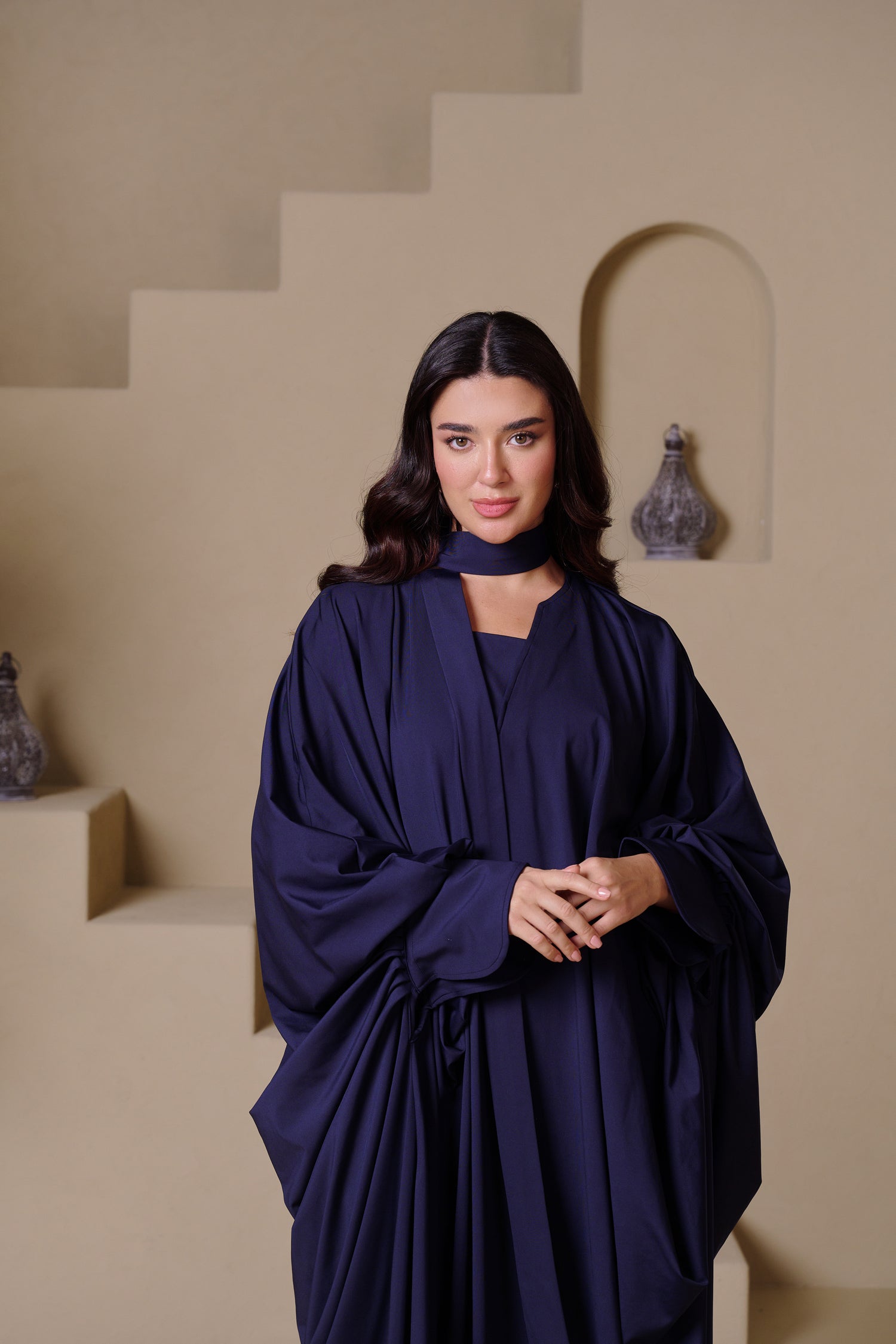 AMARA Kaftan - Navy Blue