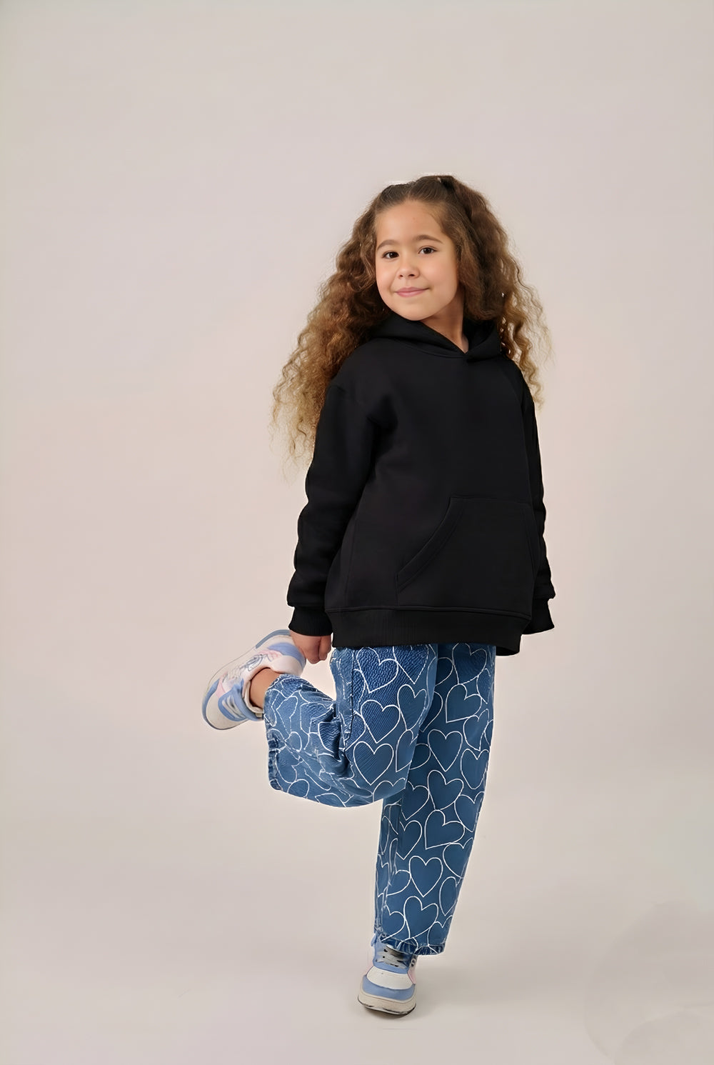 MULU Kids Classic Oversized Hoodie - Black