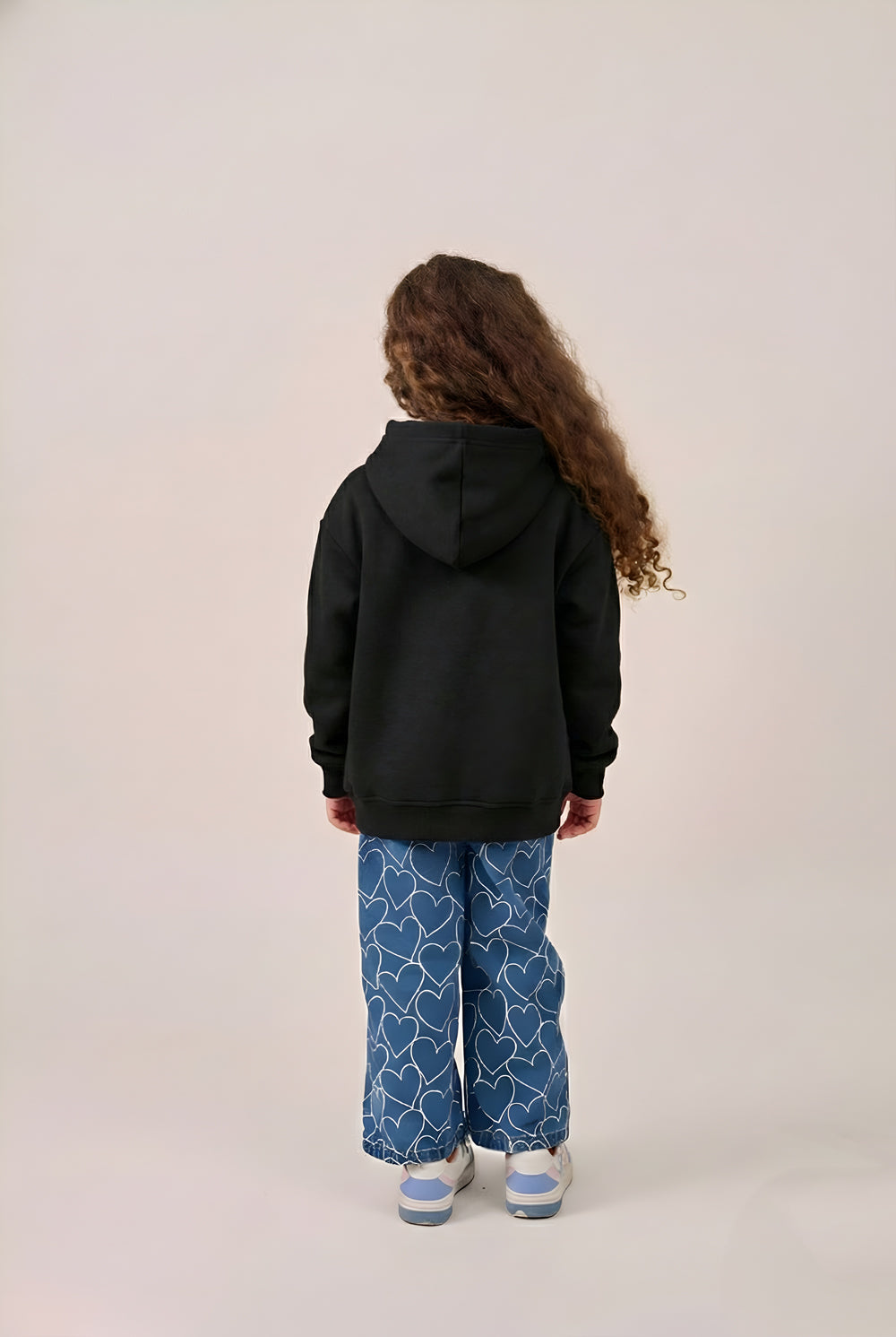 MULU Kids Classic Oversized Hoodie - Black