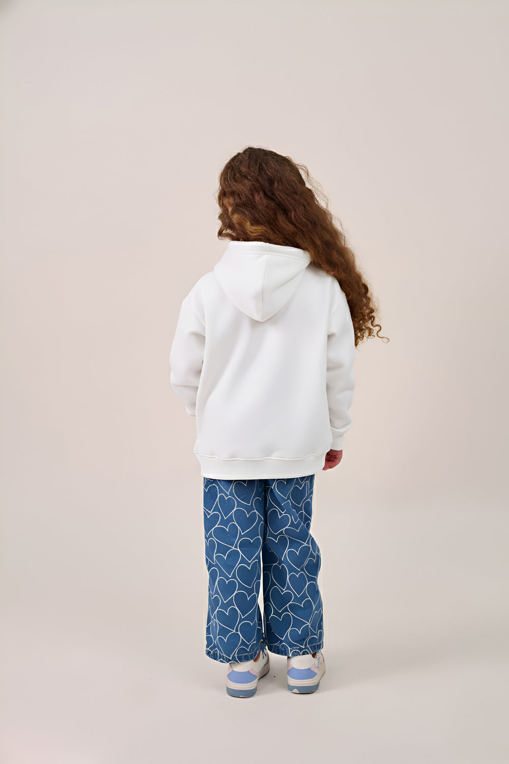 MULU Kids Classic Oversized Hoodie - White
