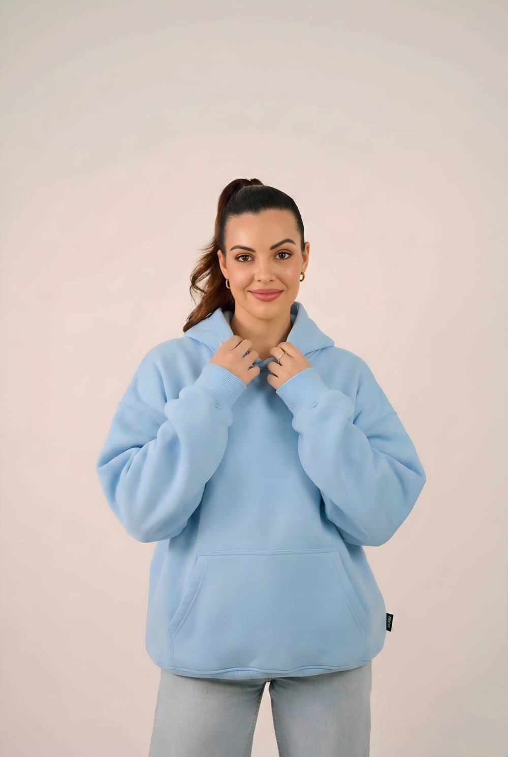 MULU Classic Oversized Hoodie - Blue