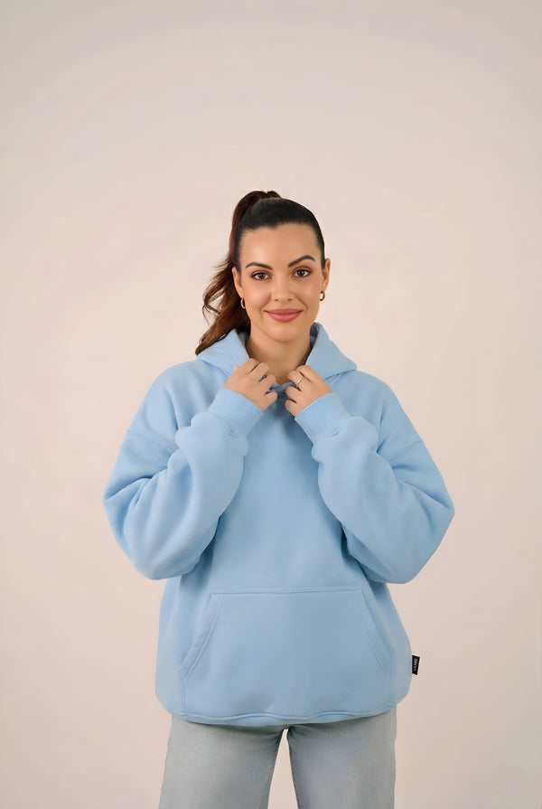 MULU Classic Oversized Hoodie - Blue