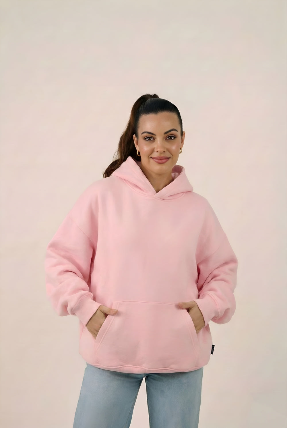 MULU Classic Oversized Hoodie - Pink