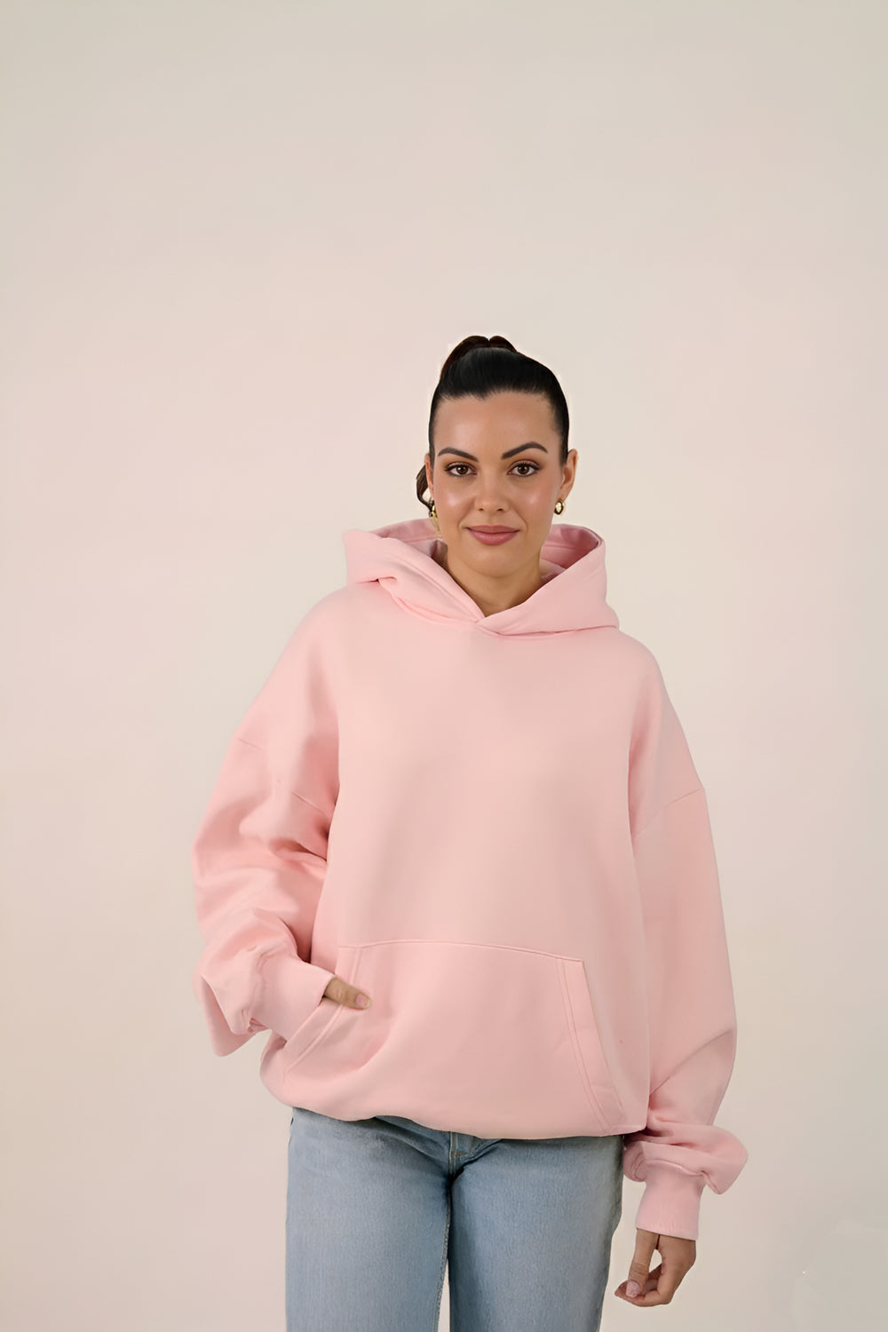 MULU Classic Oversized Hoodie - Pink