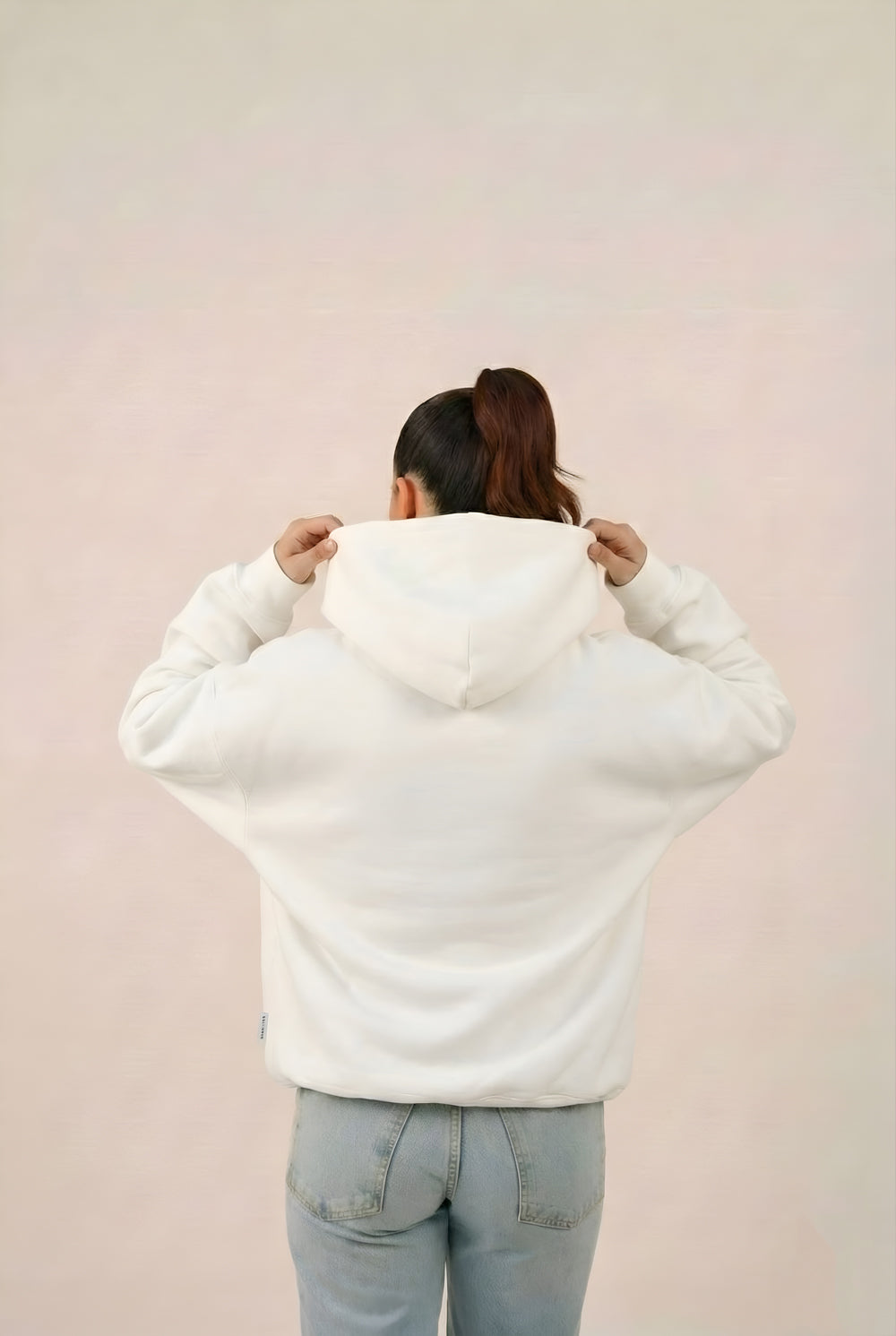 MULU Classic Oversized Hoodie - White