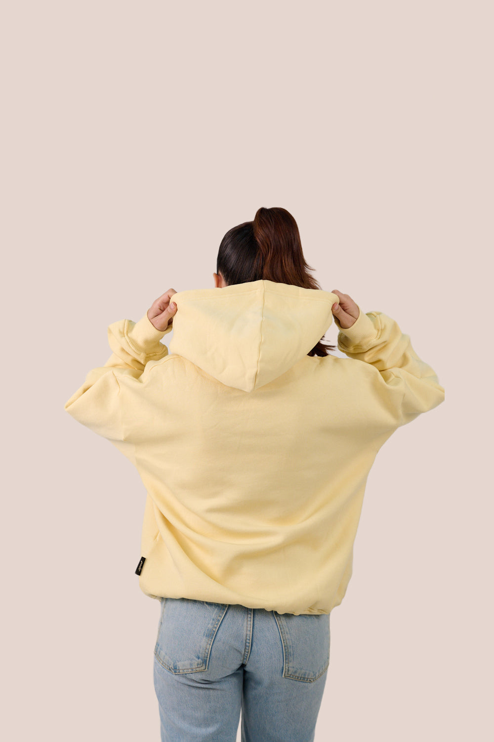 MULU Classic Oversized Hoodie - Eggshell Yellow
