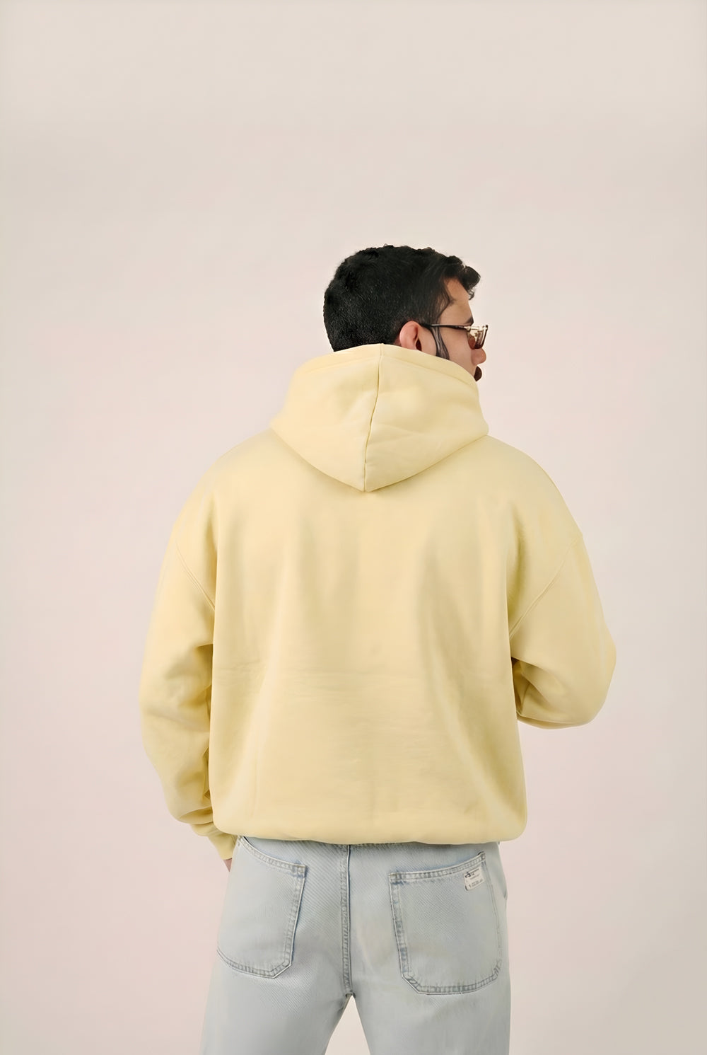 MULU Classic Oversized Hoodie - Eggshell Yellow
